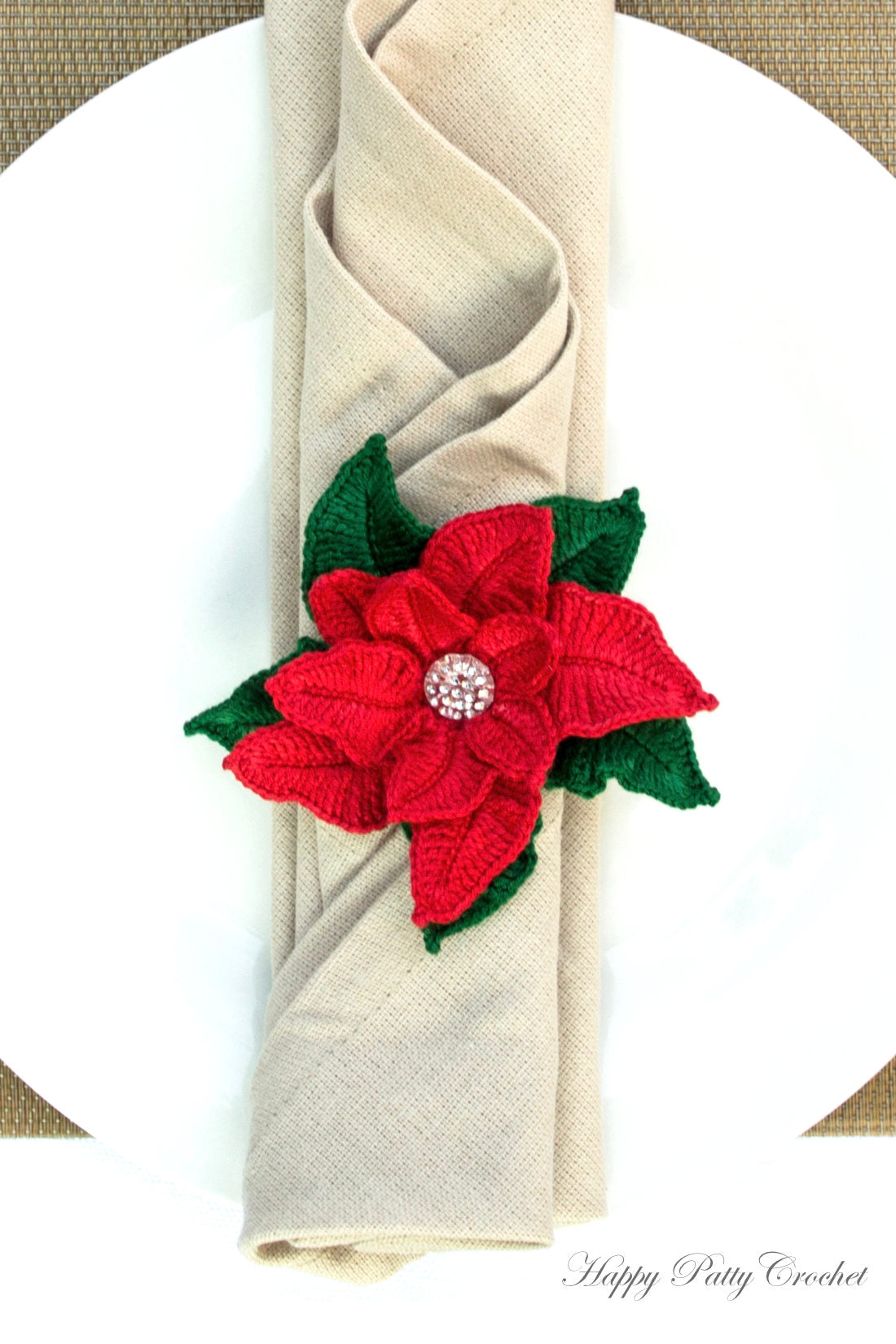Poinsettia Applique