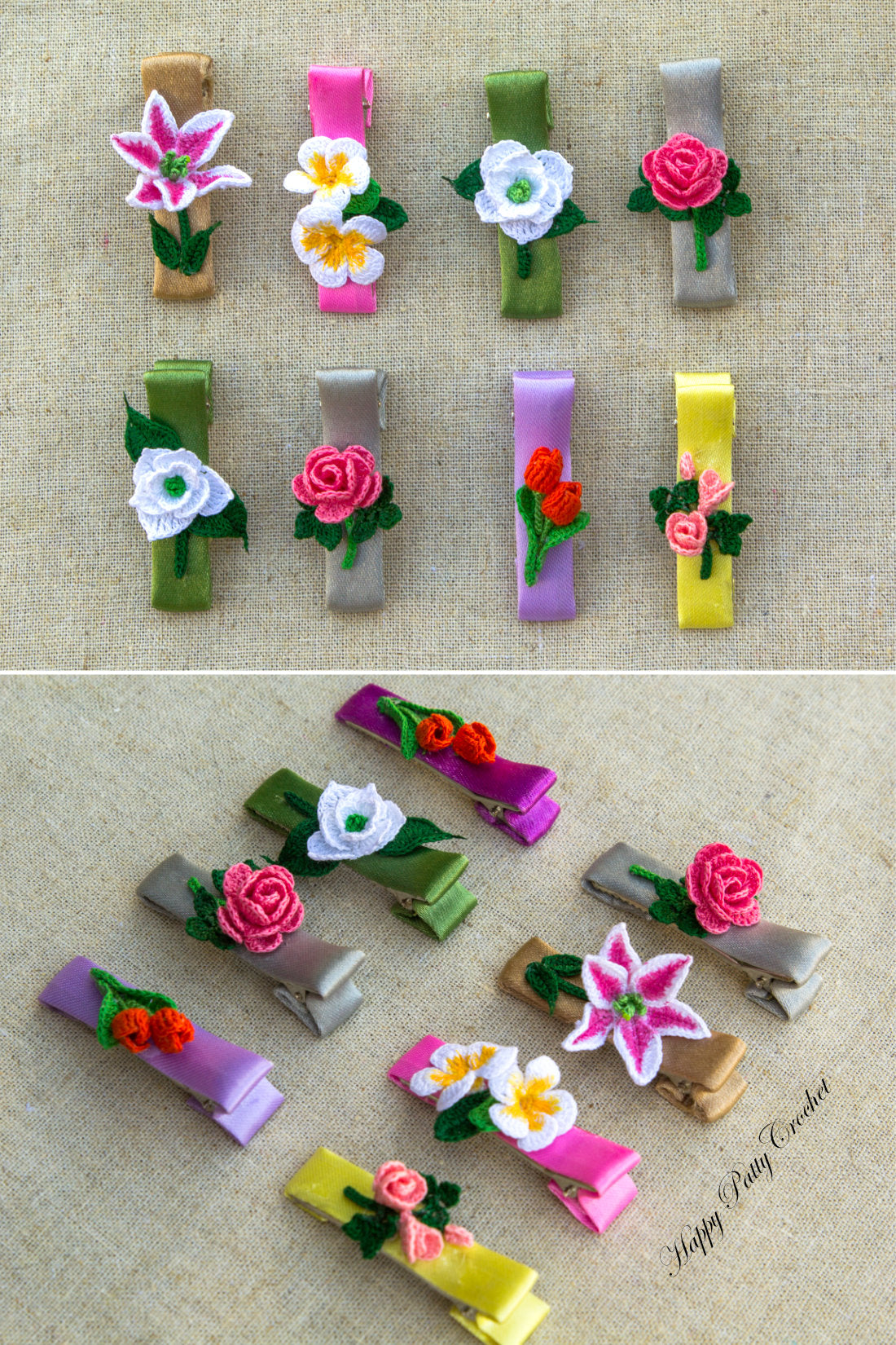 Flower Hair Clips