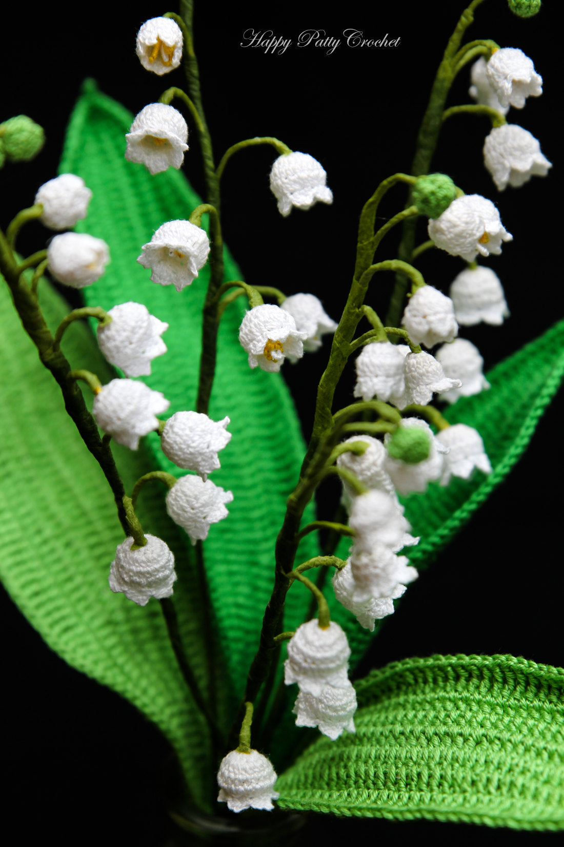 lily of the valley flower crochet Crochet Lily of the Valley Pattern by Happy Patty Crochet