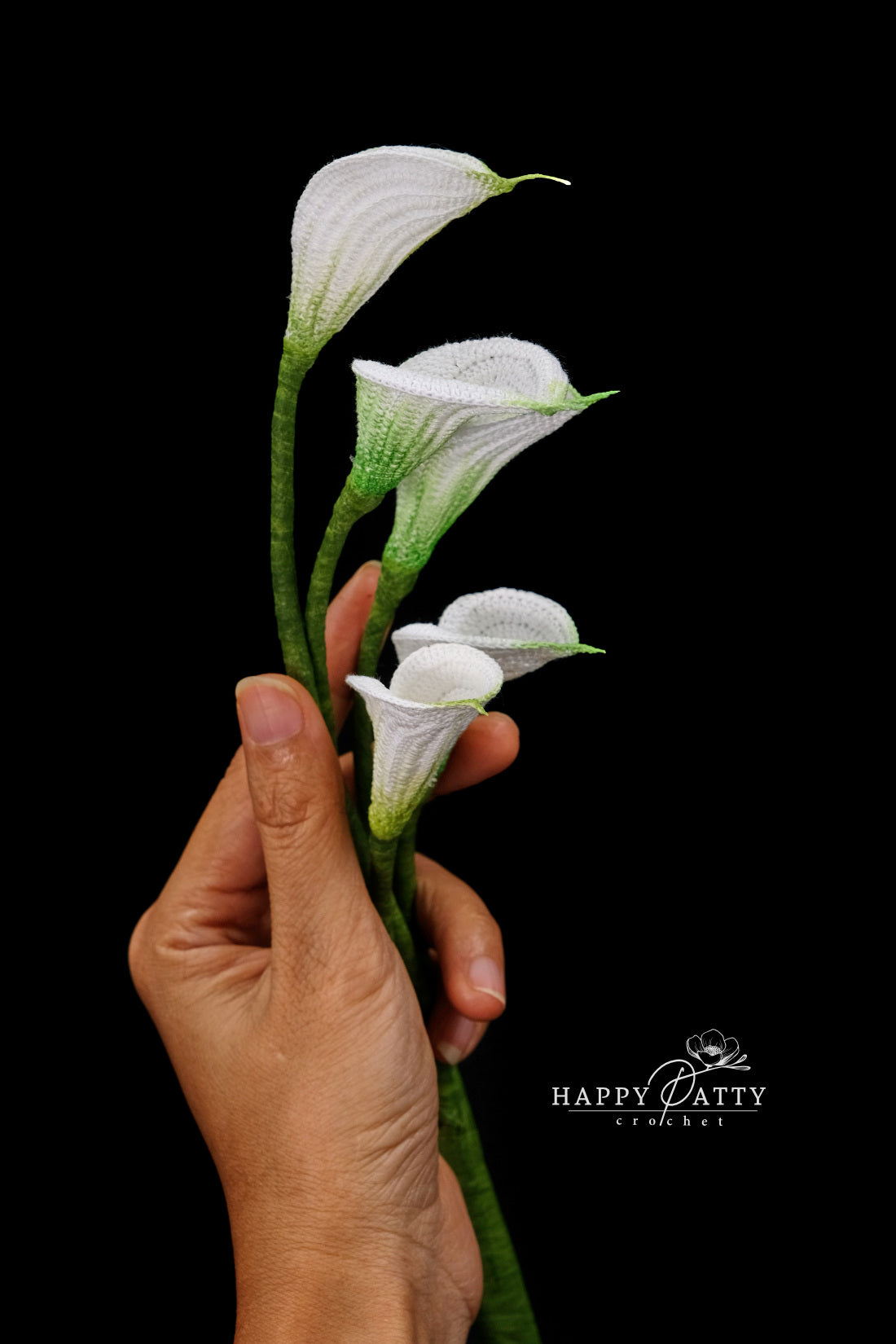 mini calla lily plant Crochet Mini Stem Calla Lily Pattern by Happy Patty Crochet