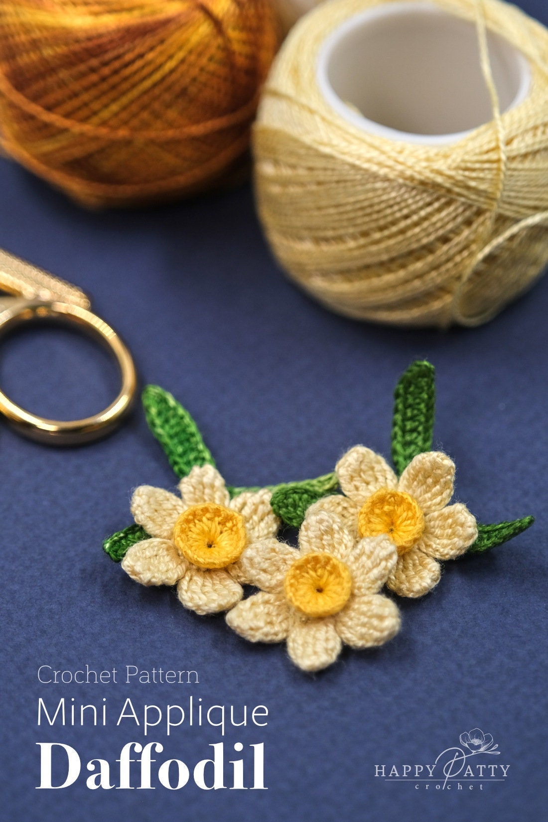 Mini Crochet Flower Appliques, Part 2