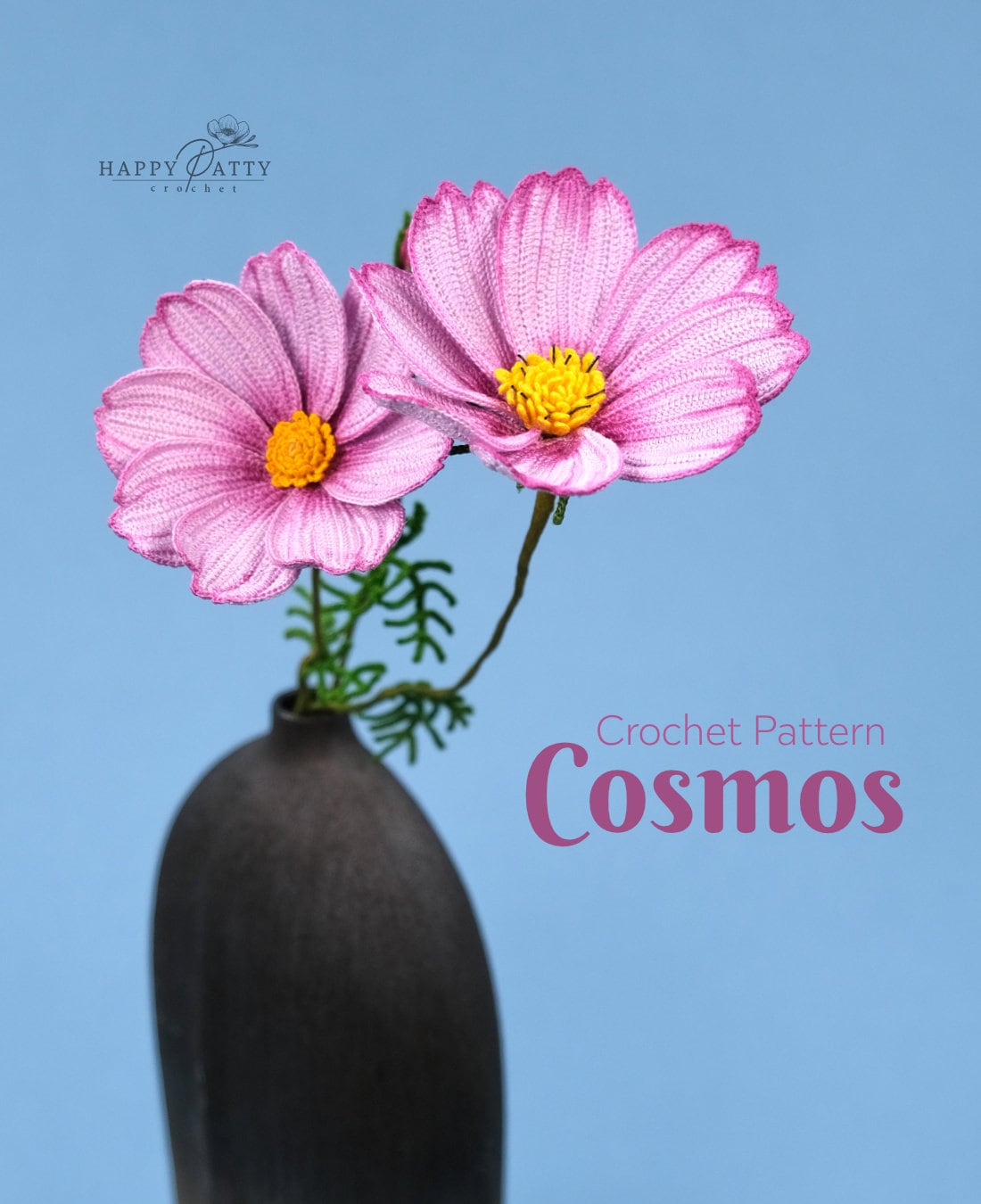 Crochet Pattern for a Cosmos Flower - Crochet Flower Pattern for a Cosmos Flower