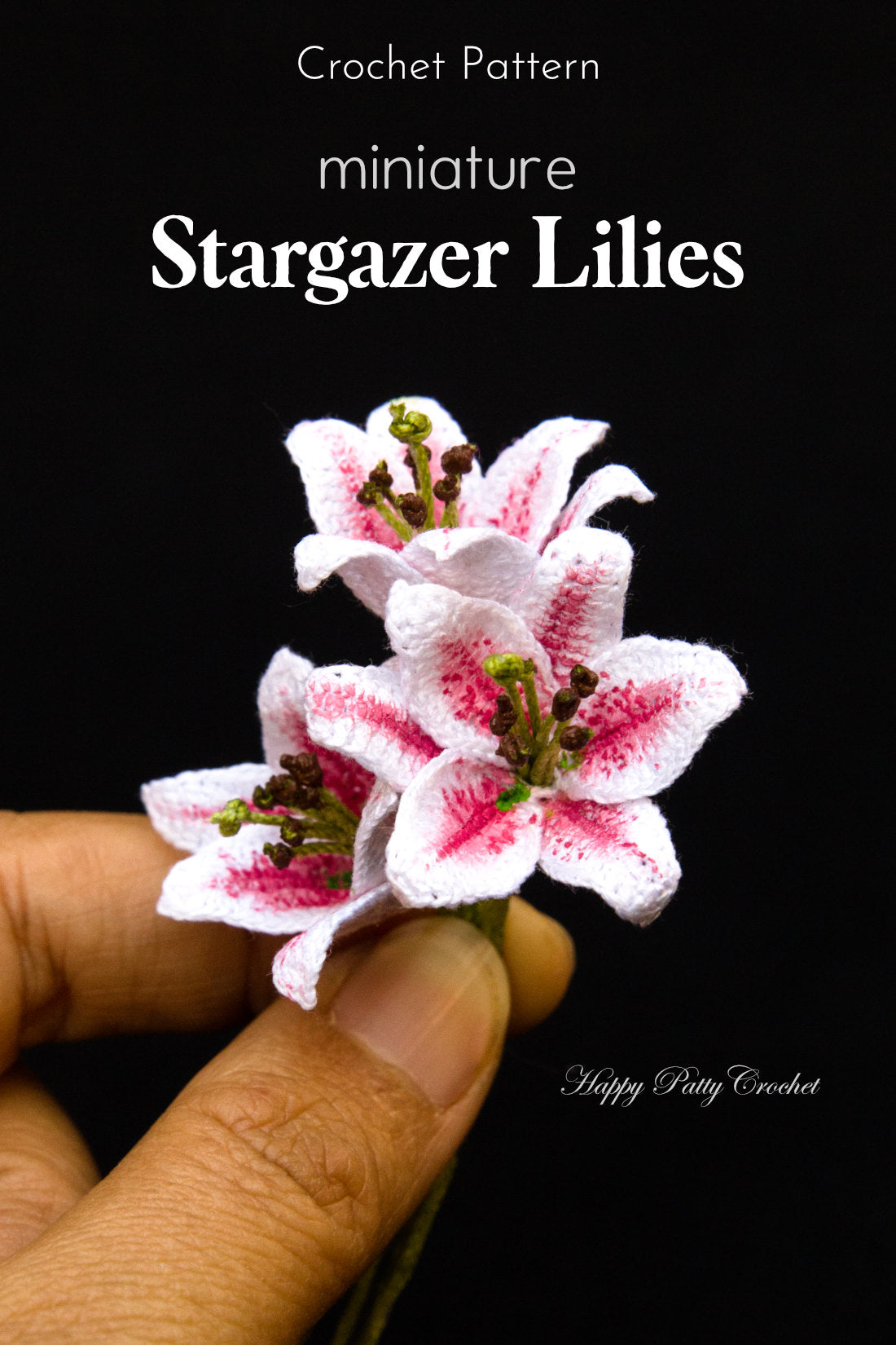 Stargazer Pattern Crochet Mini Stargazer Lily Pattern by Happy Patty Crochet
