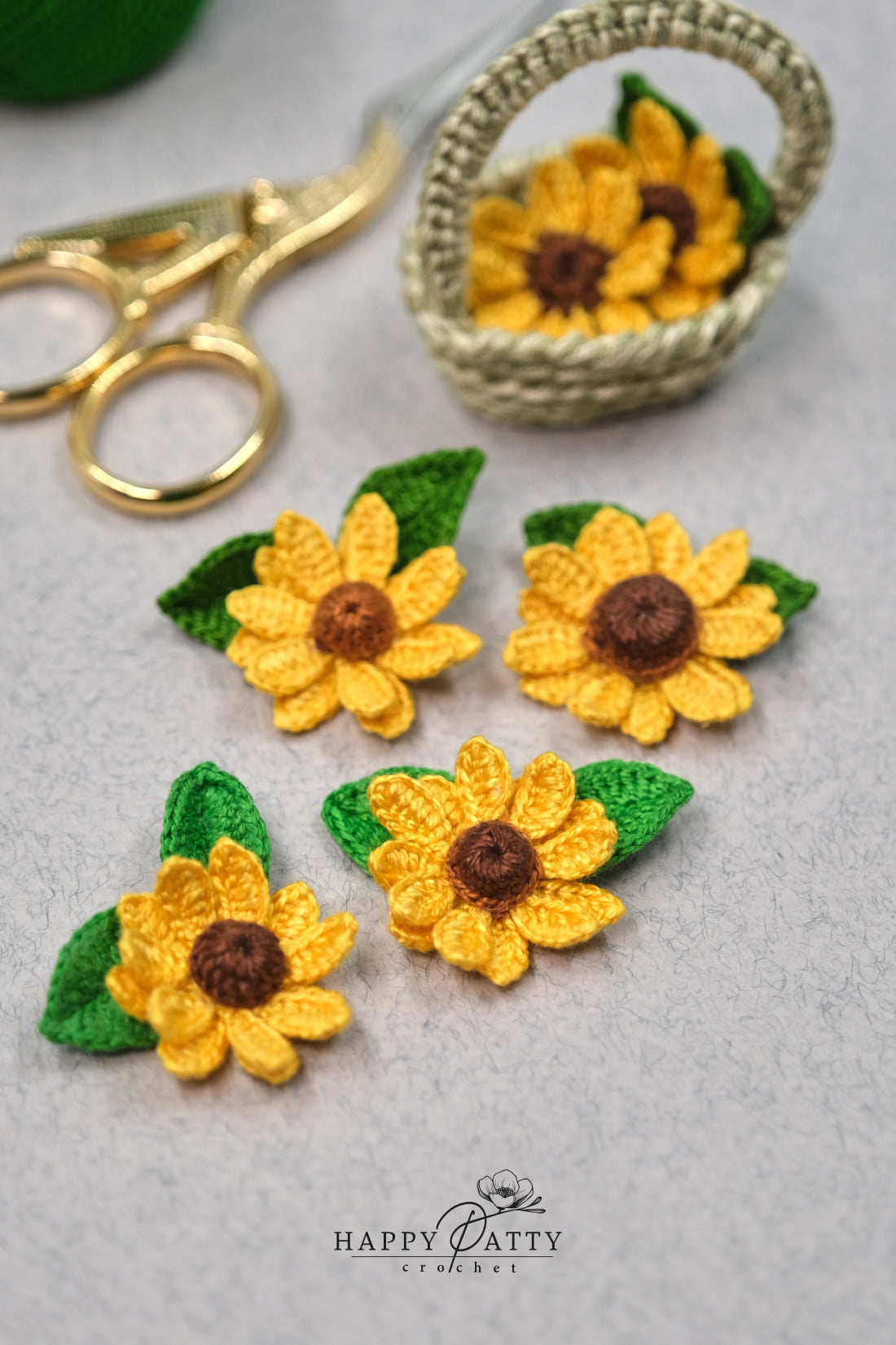 Mini Sunflower Applique